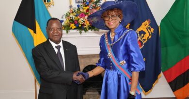 Zambia and Bahamas Mark 50 Years of Diplomatic Relations as High Commissioner Presents Credentials