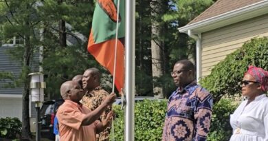 Zambia Holds Flag-Raising Ceremony at New Ambassador’s Residence in New York