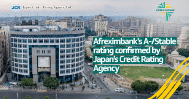 Afreximbank’s A-/Stable Rating Affirmed by Japan Credit Rating Agency 