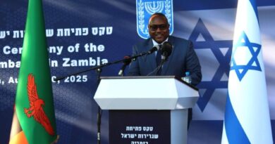 Zambia and Israel Deepen Ties with Opening of Israeli Embassy in Lusaka