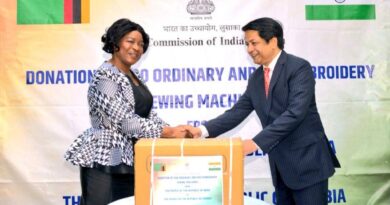 India Donates Sewing Machines to Empower Zambian Women