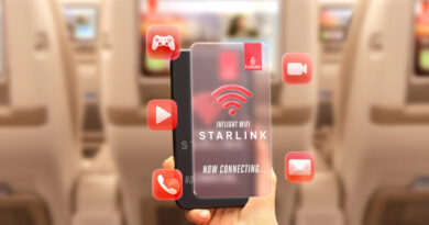 Emirates A380 Returns to Dubai with World-First Starlink Wi-Fi Onboard